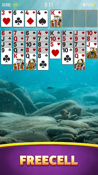 Взломанная Solitaire Bliss Collection  [МОД Много монет] — последняя версия apk на Андроид screen 4