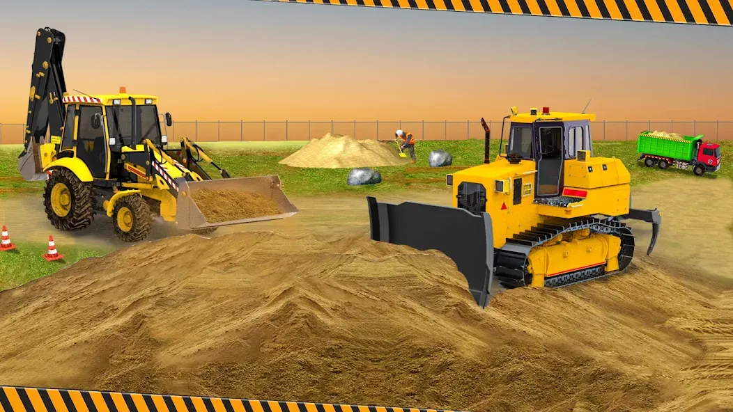 Скачать взломанную Heavy Construction Simulator  [МОД Все открыто] — стабильная версия apk на Андроид screen 3