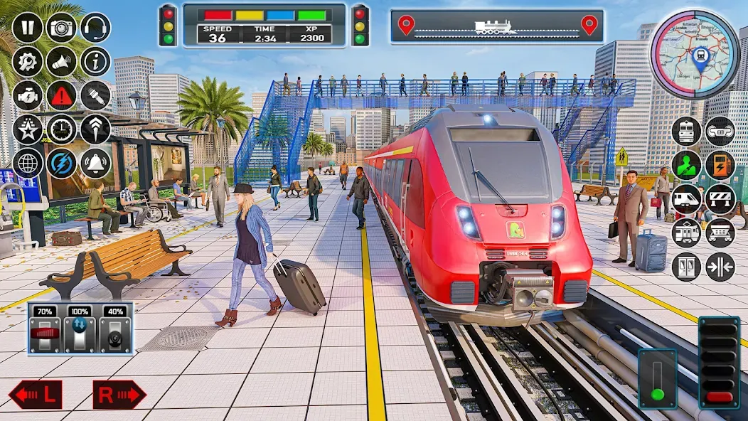 Взлом City Train Game 3d Train games  [МОД Menu] — последняя версия apk на Андроид screen 5