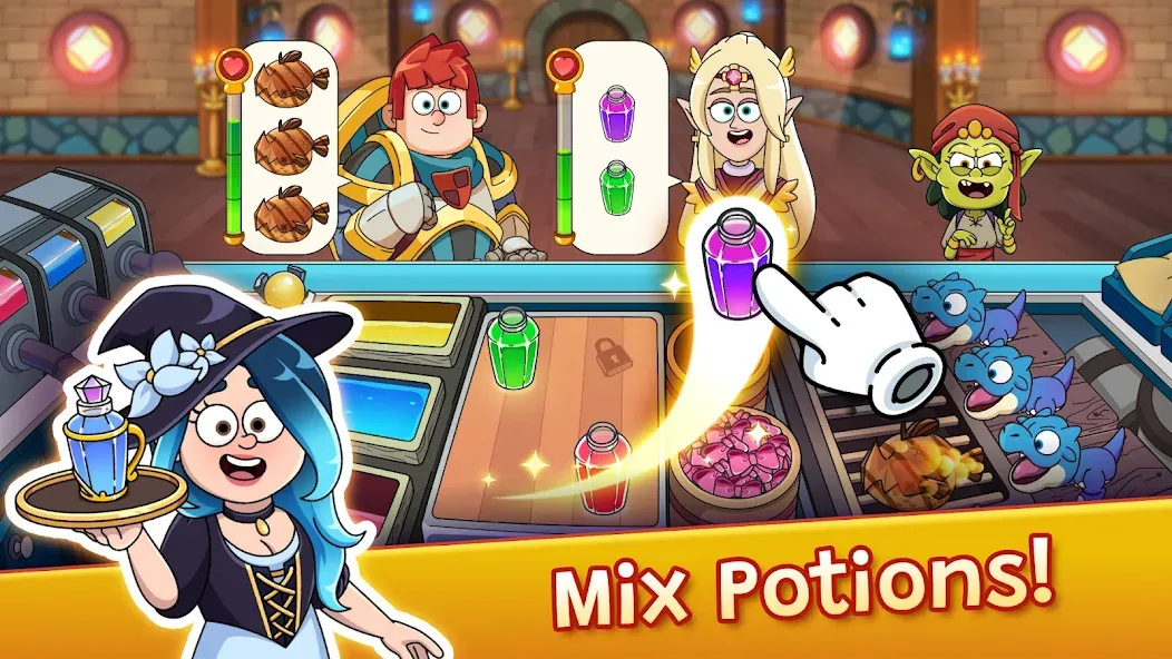 Взлом Potion Punch 2: Cooking Quest (Пошен Панч 2)  [МОД Menu] — полная версия apk на Андроид screen 1