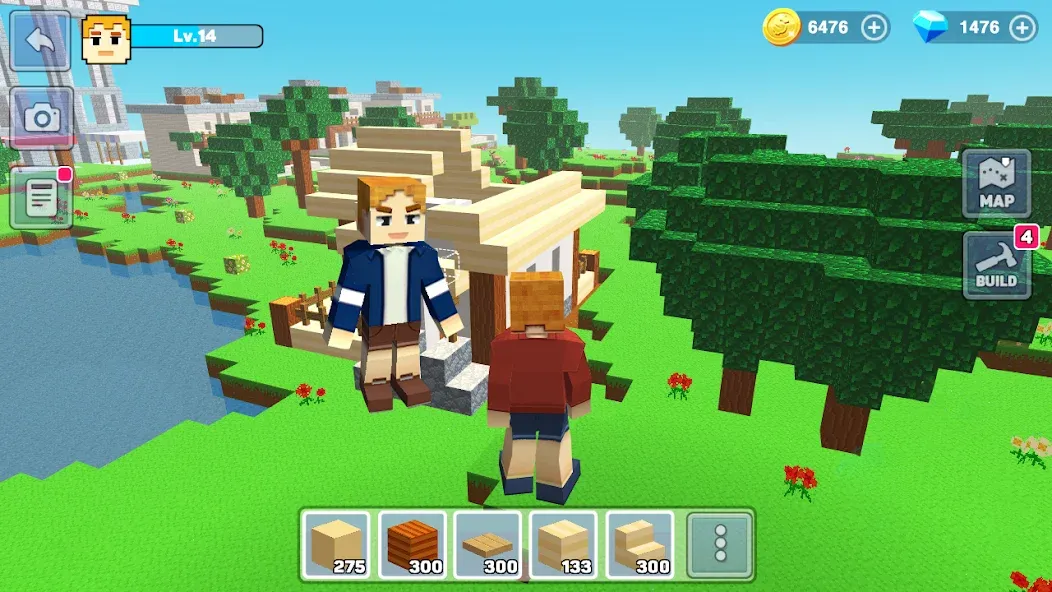 Скачать взлом MiniCraft: Blocky Craft 2024 (МиниКрафт)  [МОД Бесконечные деньги] — стабильная версия apk на Андроид screen 2