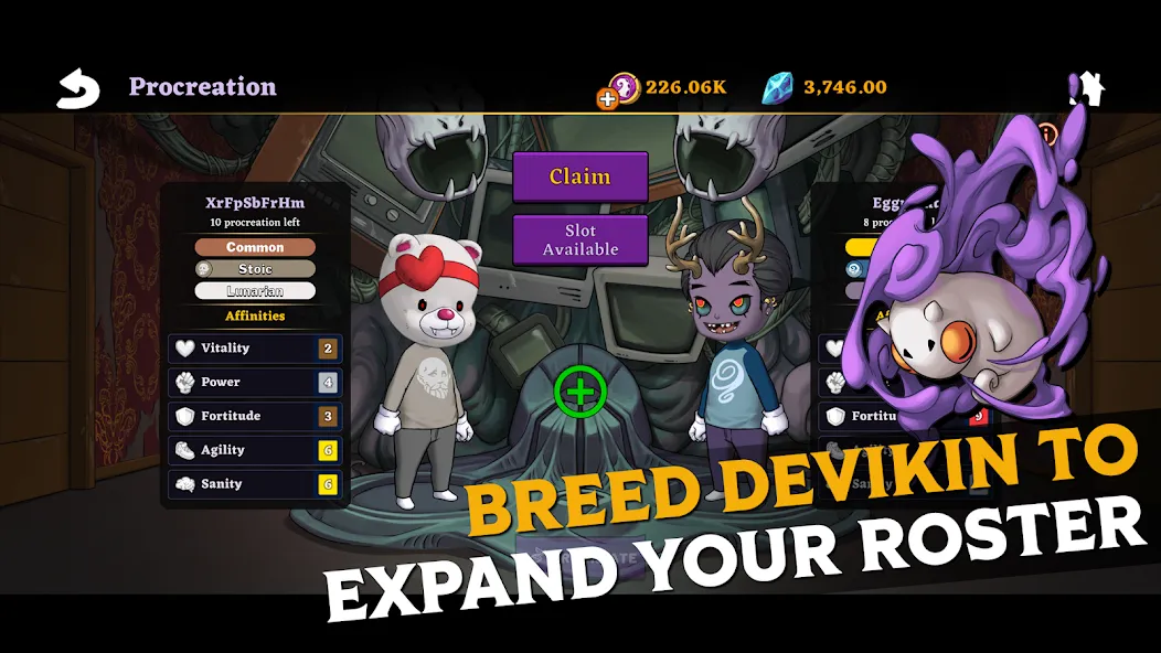 Скачать взломанную Devikins: Epic NFT/Crypto Game (Девикинс)  [МОД Unlocked] — последняя версия apk на Андроид screen 4