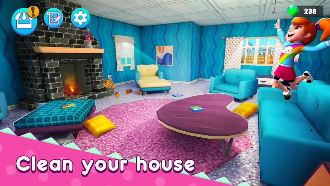 Взлом Mother Simulator: Family life  [МОД Все открыто] — последняя версия apk на Андроид screen 5