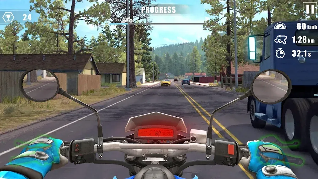 Взлом Moto Bike Race : Driving Car (Мото Байк Рейс)  [МОД Много монет] — последняя версия apk на Андроид screen 1