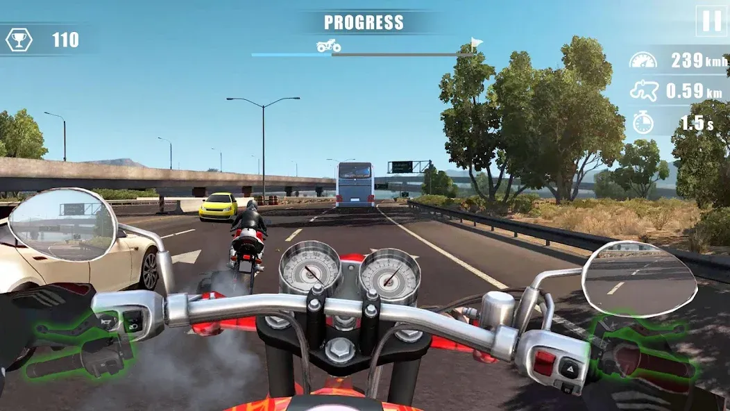 Взлом Moto Bike Race : Driving Car (Мото Байк Рейс)  [МОД Много монет] — последняя версия apk на Андроид screen 3