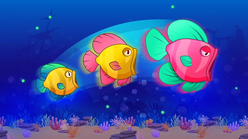 Скачать взломанную Eat Fish.IO : Fish Battle  [МОД Много денег] — последняя версия apk на Андроид screen 2