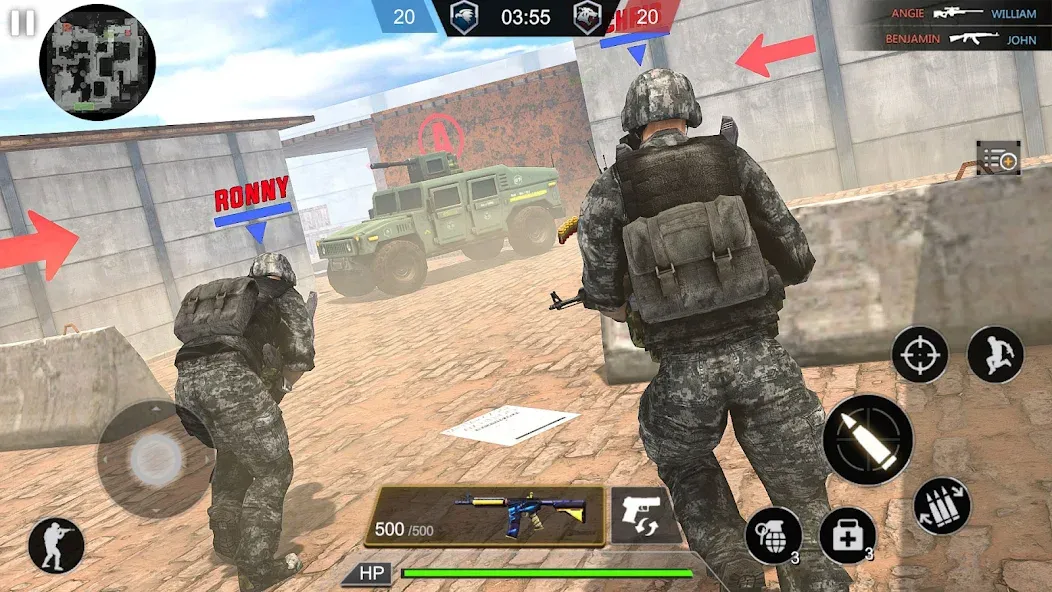 Взлом Army Commando Shooting Games  [МОД Меню] — последняя версия apk на Андроид screen 3