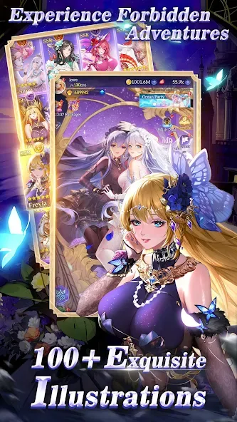 Взлом Idle Angels: Goddess' Warfare (Айдл Энджелс)  [МОД Много монет] — стабильная версия apk на Андроид screen 2