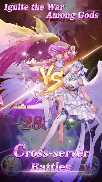 Взлом Idle Angels: Goddess' Warfare (Айдл Энджелс)  [МОД Много монет] — стабильная версия apk на Андроид screen 5