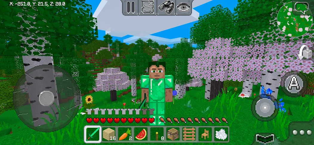 Скачать взлом MultiCraft — Build and Mine!  [МОД Все открыто] — полная версия apk на Андроид screen 1