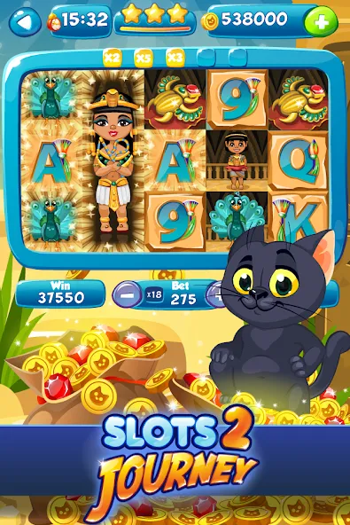 Взломанная Slots Journey 2: Vegas Casino  [МОД Бесконечные деньги] — последняя версия apk на Андроид screen 1