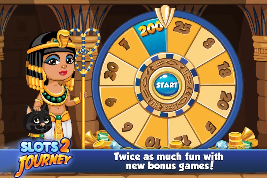 Взломанная Slots Journey 2: Vegas Casino  [МОД Бесконечные деньги] — последняя версия apk на Андроид screen 5