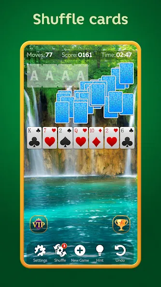 Взломанная Solitaire Play — Card Klondike (Солитер Плей)  [МОД Бесконечные деньги] — полная версия apk на Андроид screen 2