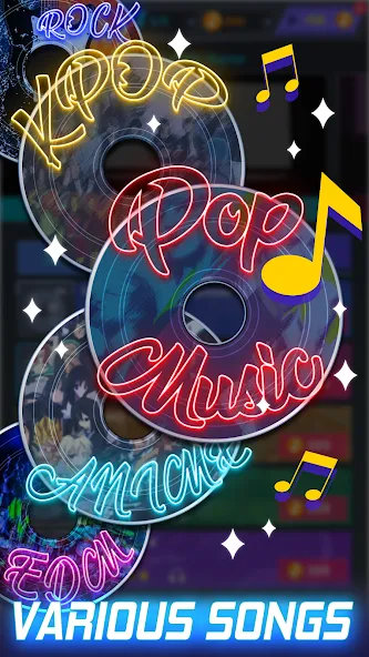 Скачать взломанную Tap Tap Music-Pop Songs  [МОД Меню] — стабильная версия apk на Андроид screen 4