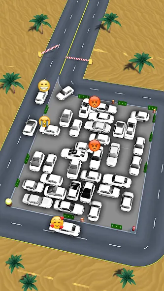 Взломанная Parking Jam: Car Parking Games (Паркинг Джем)  [МОД Много денег] — стабильная версия apk на Андроид screen 3