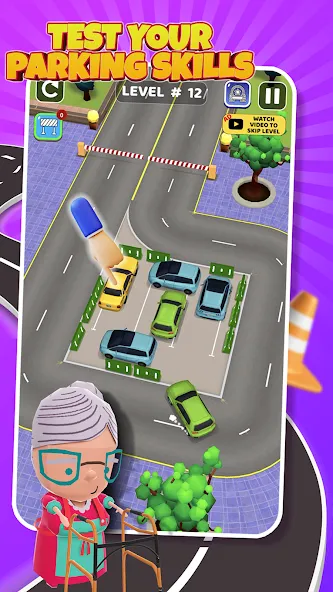 Взломанная Parking Jam: Car Parking Games (Паркинг Джем)  [МОД Много денег] — стабильная версия apk на Андроид screen 4