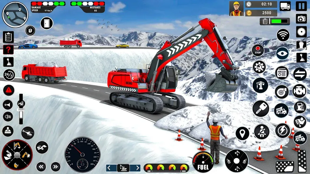 Взломанная Excavator Simulator Crane Game (Экскаватор Симулятор Кран Игра)  [МОД Меню] — стабильная версия apk на Андроид screen 2