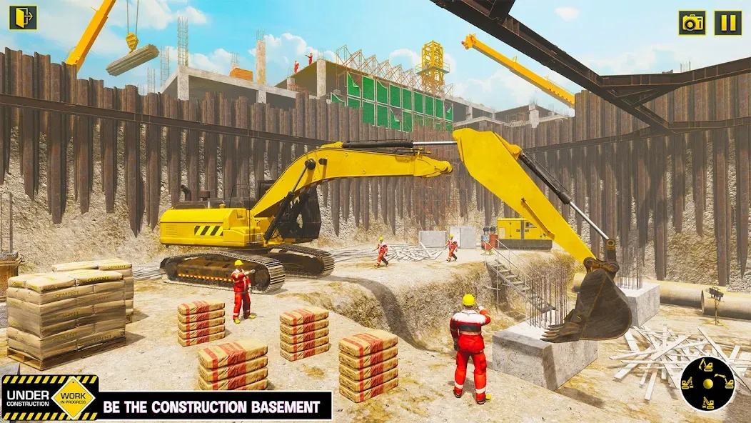 Взломанная Excavator Simulator Crane Game (Экскаватор Симулятор Кран Игра)  [МОД Меню] — стабильная версия apk на Андроид screen 3