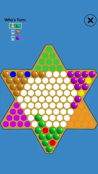 Взлом Chinese Checkers Touch (Китайские шашки Тач)  [МОД Бесконечные монеты] — последняя версия apk на Андроид screen 2