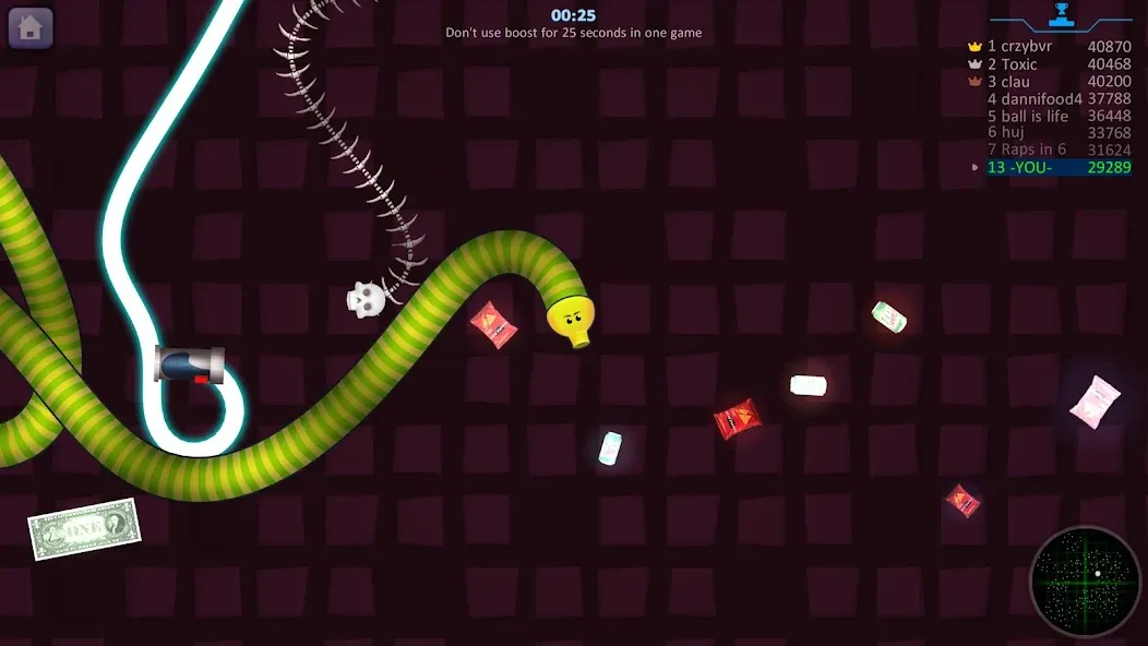 Скачать взлом Snake Hunt: Worm io Games Zone  [МОД Unlimited Money] — стабильная версия apk на Андроид screen 5