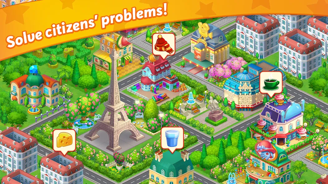 Взлом Paris: City Adventure (Париж)  [МОД Mega Pack] — последняя версия apk на Андроид screen 2