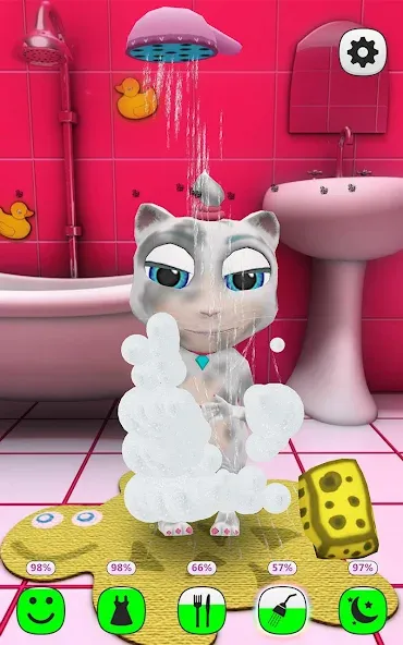 Взлом My Talking Kitty Cat  [МОД Unlimited Money] — стабильная версия apk на Андроид screen 2