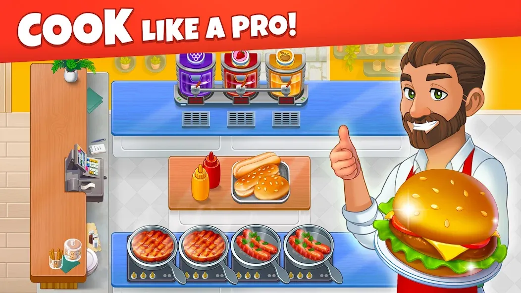 Скачать взлом Cooking Diary® Restaurant Game (Кукинг Диари)  [МОД Mega Pack] — полная версия apk на Андроид screen 1