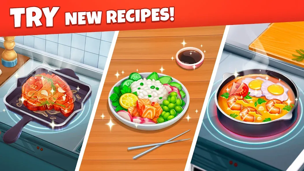 Скачать взлом Cooking Diary® Restaurant Game (Кукинг Диари)  [МОД Mega Pack] — полная версия apk на Андроид screen 4