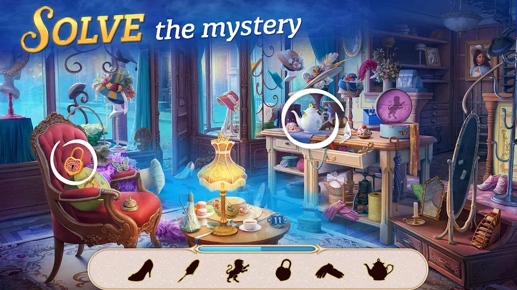 Взломанная Seekers Notes: Hidden Objects  [МОД Много денег] — последняя версия apk на Андроид screen 2