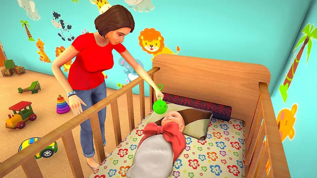 Скачать взломанную Virtual Pregnant Mom Baby Care (Виртуальная беременная мама Уход за младенцем)  [МОД Много денег] — стабильная версия apk на Андроид screen 4