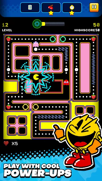 Скачать взломанную PAC-MAN (ПАК)  [МОД Menu] — полная версия apk на Андроид screen 1