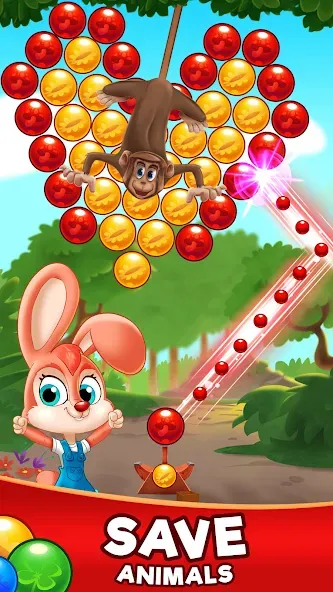 Взлом Bubble Friends Bubble Shooter  [МОД Mega Pack] — стабильная версия apk на Андроид screen 2