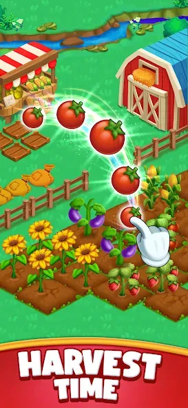 Взломанная Farm Blast — Merge & Pop  [МОД Unlimited Money] — последняя версия apk на Андроид screen 5