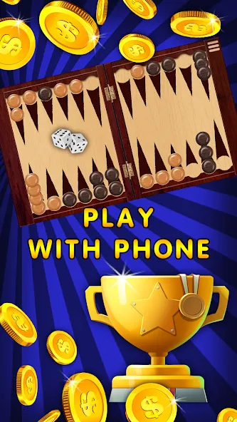 Скачать взлом Backgammon Nard offline online  [МОД Много денег] — полная версия apk на Андроид screen 4