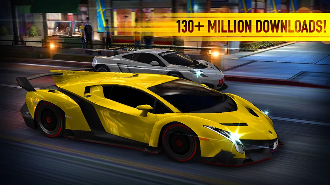 Скачать взломанную CSR Racing  [МОД Бесконечные монеты] — полная версия apk на Андроид screen 1