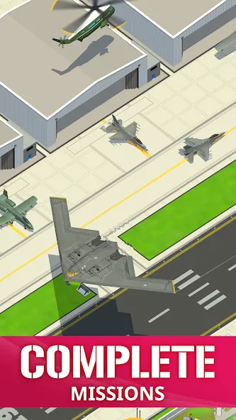 Скачать взлом Idle Air Force Base (Айдл Эйр Форс Базе)  [МОД Unlimited Money] — полная версия apk на Андроид screen 5