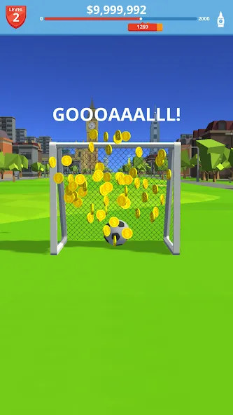 Взломанная Soccer Kick (Сокер Кик)  [МОД Mega Pack] — полная версия apk на Андроид screen 2