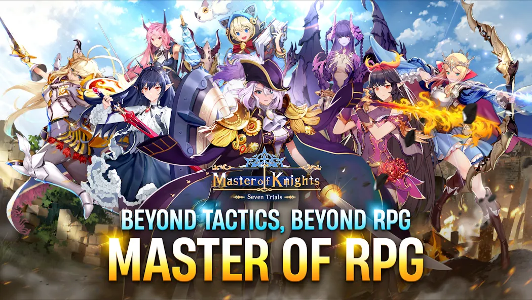 Скачать взломанную Master of Knights- Tactics RPG (Мастер оф Найтс)  [МОД Бесконечные деньги] — стабильная версия apk на Андроид screen 3