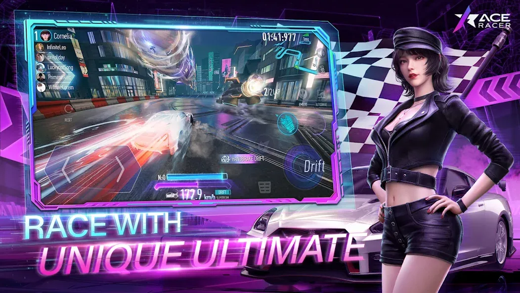 Скачать взлом Ace Racer (Эйс Рейсер)  [МОД Меню] — стабильная версия apk на Андроид screen 1