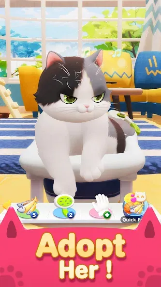 Скачать взломанную Neko Crush (Нэко Краш)  [МОД Unlimited Money] — стабильная версия apk на Андроид screen 1