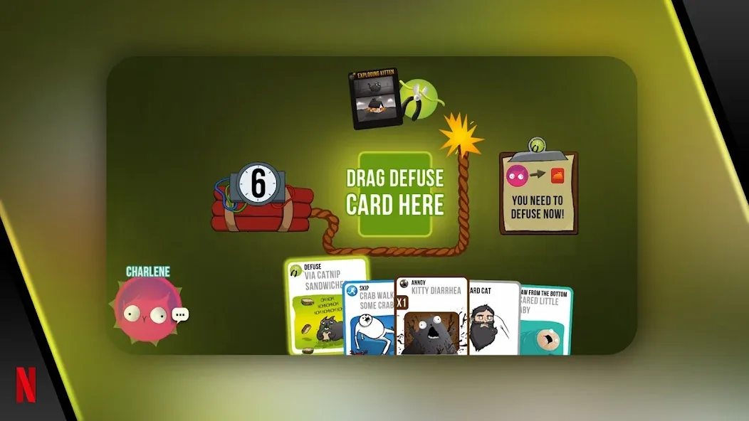 Скачать взломанную Exploding Kittens — The Game  [МОД Mega Pack] — полная версия apk на Андроид screen 3