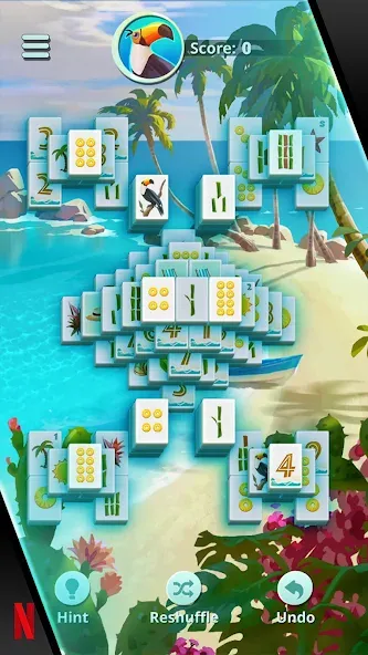 Взлом NETFLIX Mahjong Solitaire (НЕТФЛИКС)  [МОД Много монет] — стабильная версия apk на Андроид screen 3