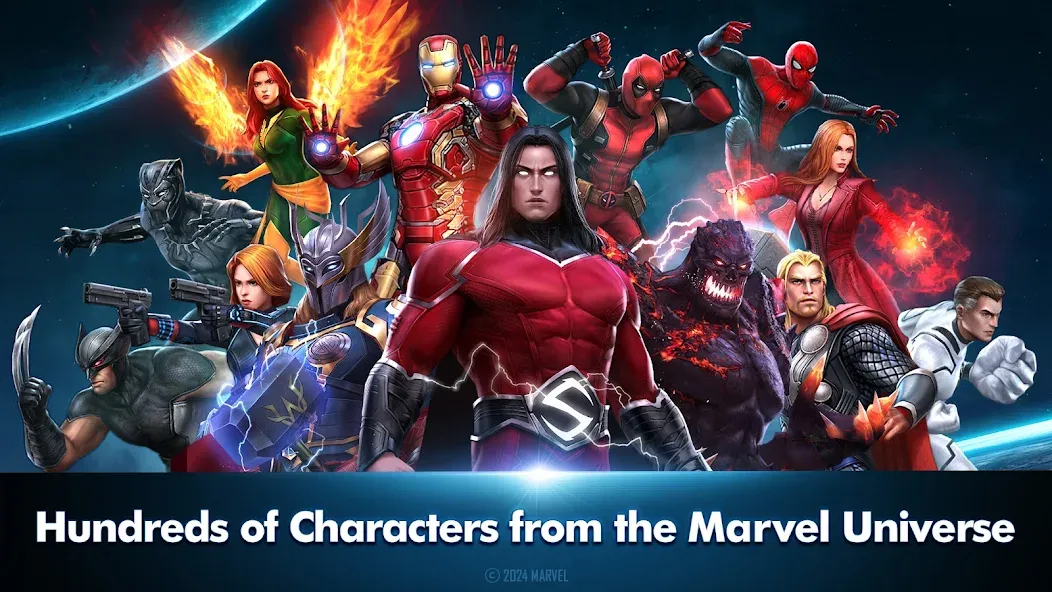 Взлом MARVEL Future Fight (МАРВЕЛ Фьючер Файт)  [МОД Много монет] — стабильная версия apk на Андроид screen 2