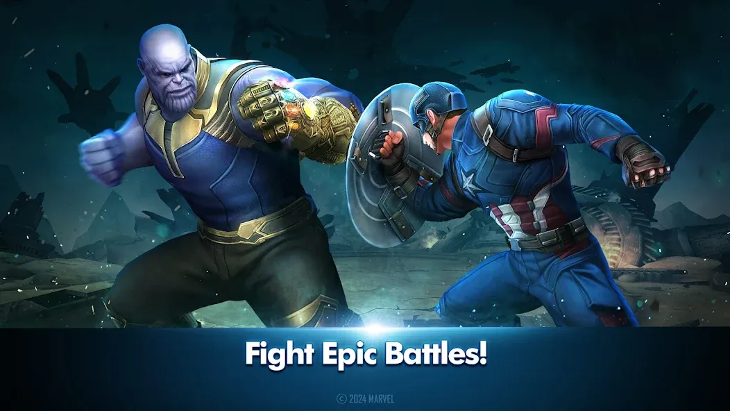 Взлом MARVEL Future Fight (МАРВЕЛ Фьючер Файт)  [МОД Много монет] — стабильная версия apk на Андроид screen 3