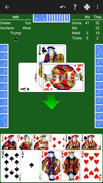 Скачать взлом Pinochle — Expert AI (Пиночле)  [МОД Бесконечные монеты] — полная версия apk на Андроид screen 1