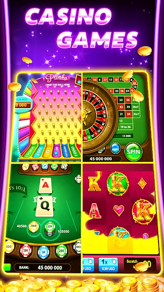 Взлом Treasure Slots — Vegas Slots &  [МОД Unlimited Money] — последняя версия apk на Андроид screen 3