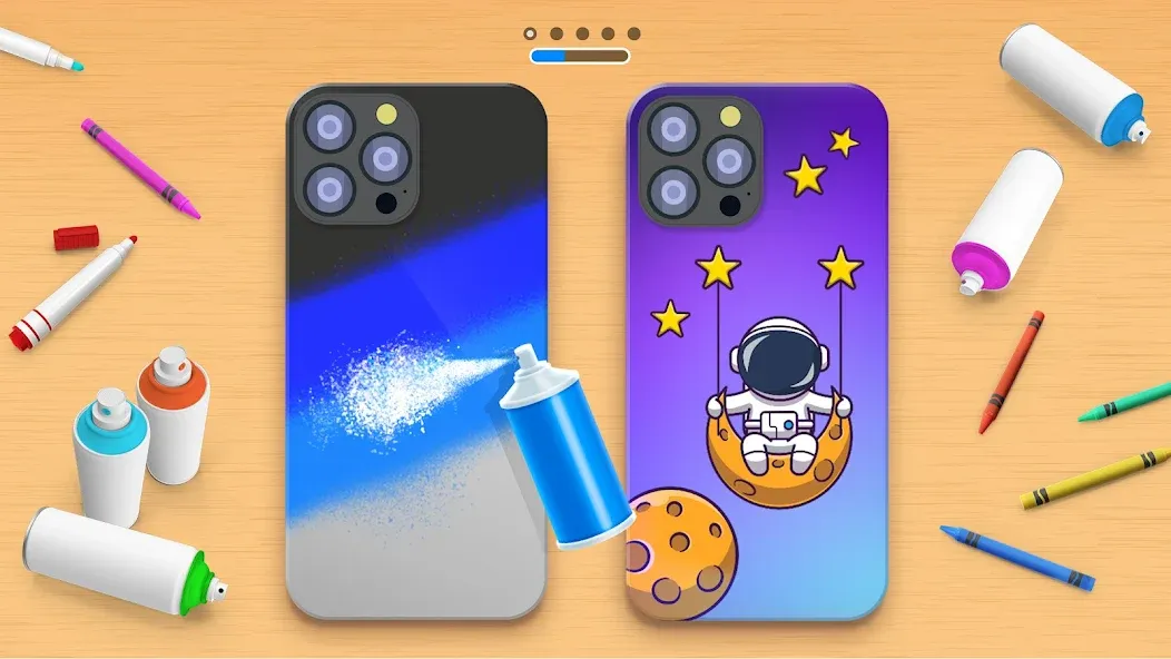 Взломанная Phone Case DIY  [МОД Много монет] — стабильная версия apk на Андроид screen 1