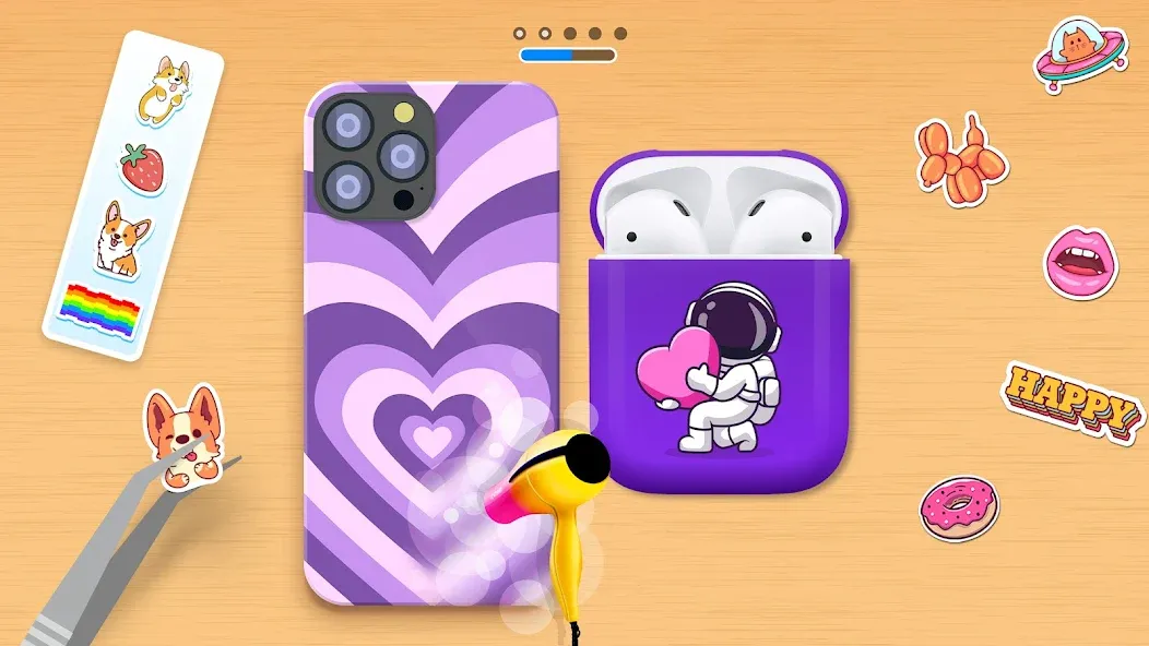 Взломанная Phone Case DIY  [МОД Много монет] — стабильная версия apk на Андроид screen 3