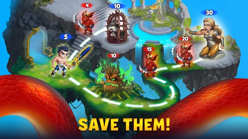 Скачать взлом Hero Wars: Alliance  [МОД Unlimited Money] — стабильная версия apk на Андроид screen 2