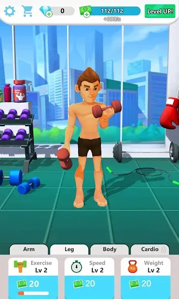 Скачать взломанную Muscle Tycoon 3D: MMA Boxing (Масл Тайкун 3D)  [МОД Все открыто] — стабильная версия apk на Андроид screen 1